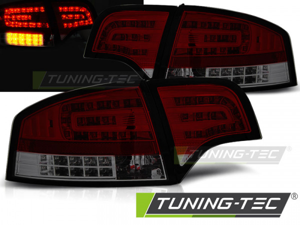 LED Upgrade Design Rückleuchten für Audi A4 B7 (8E) Limousine 04-08 rot/rauch